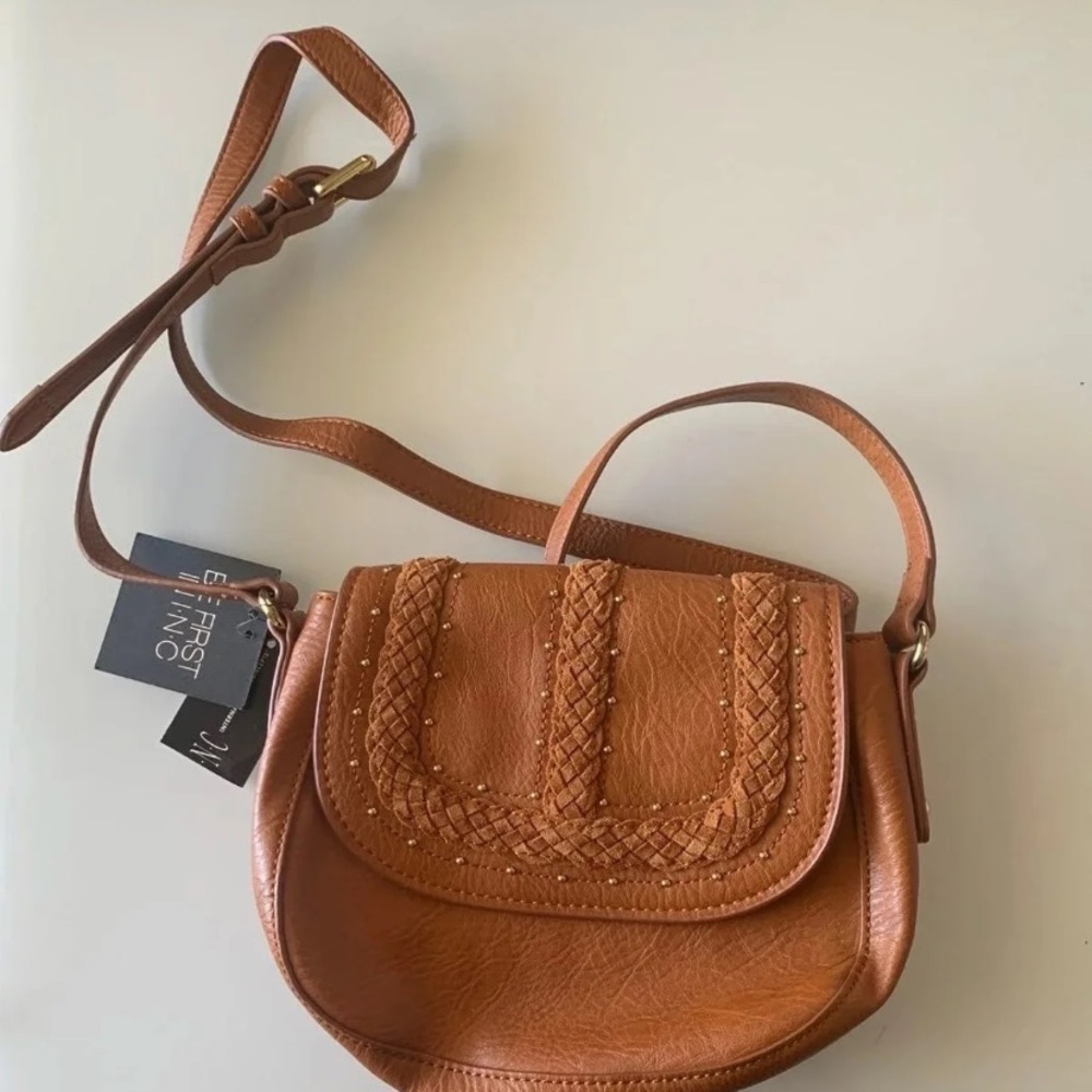 NC Cognac Crossbody Bag